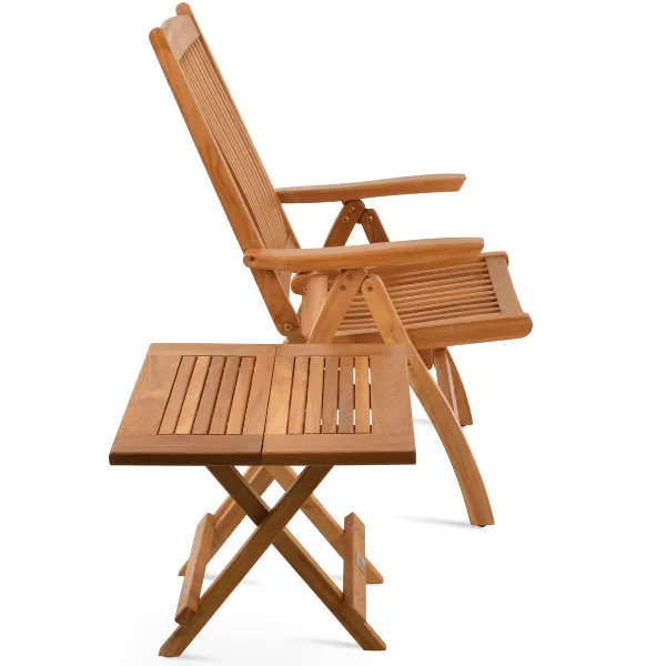 Teak Folding Chairs with Arms Pedasa