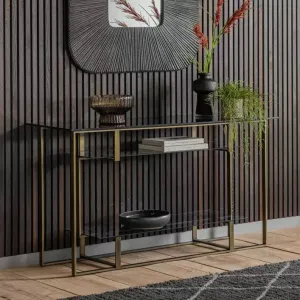 Thornton Console Table Bronze - Gold