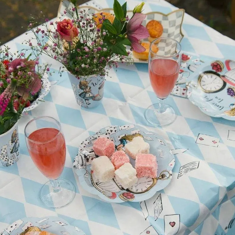 Truly Alice Blue Paper Plates - Small