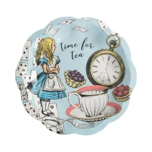 Truly Alice Blue Paper Plates - Small