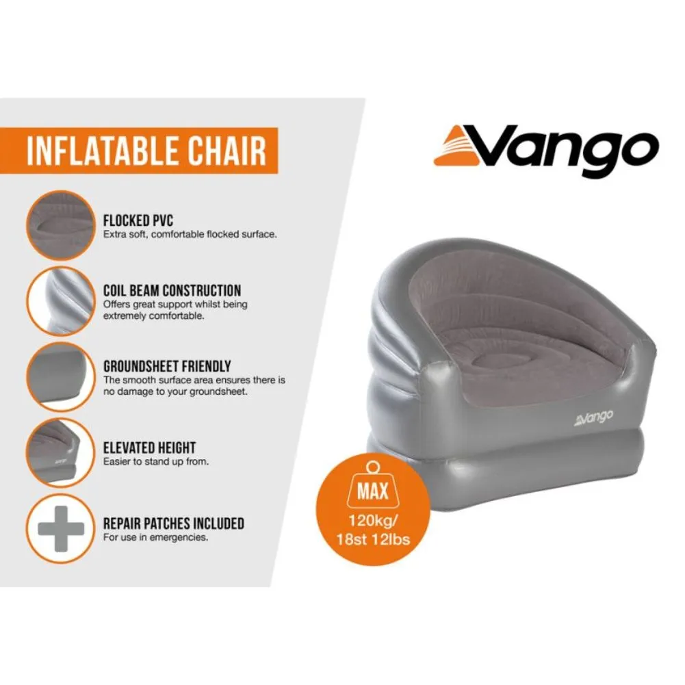 Vango Inflatable Chair - Camping Blow Up Chair