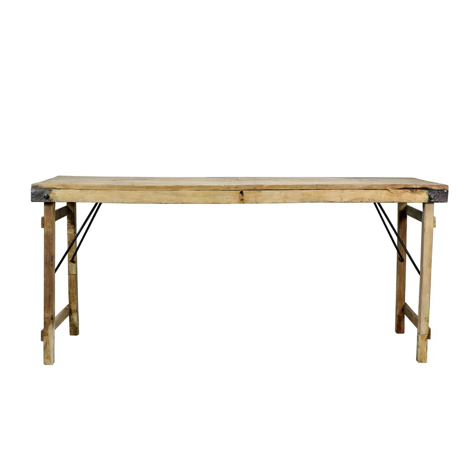 Wood Wedding Table, Bleached, Large