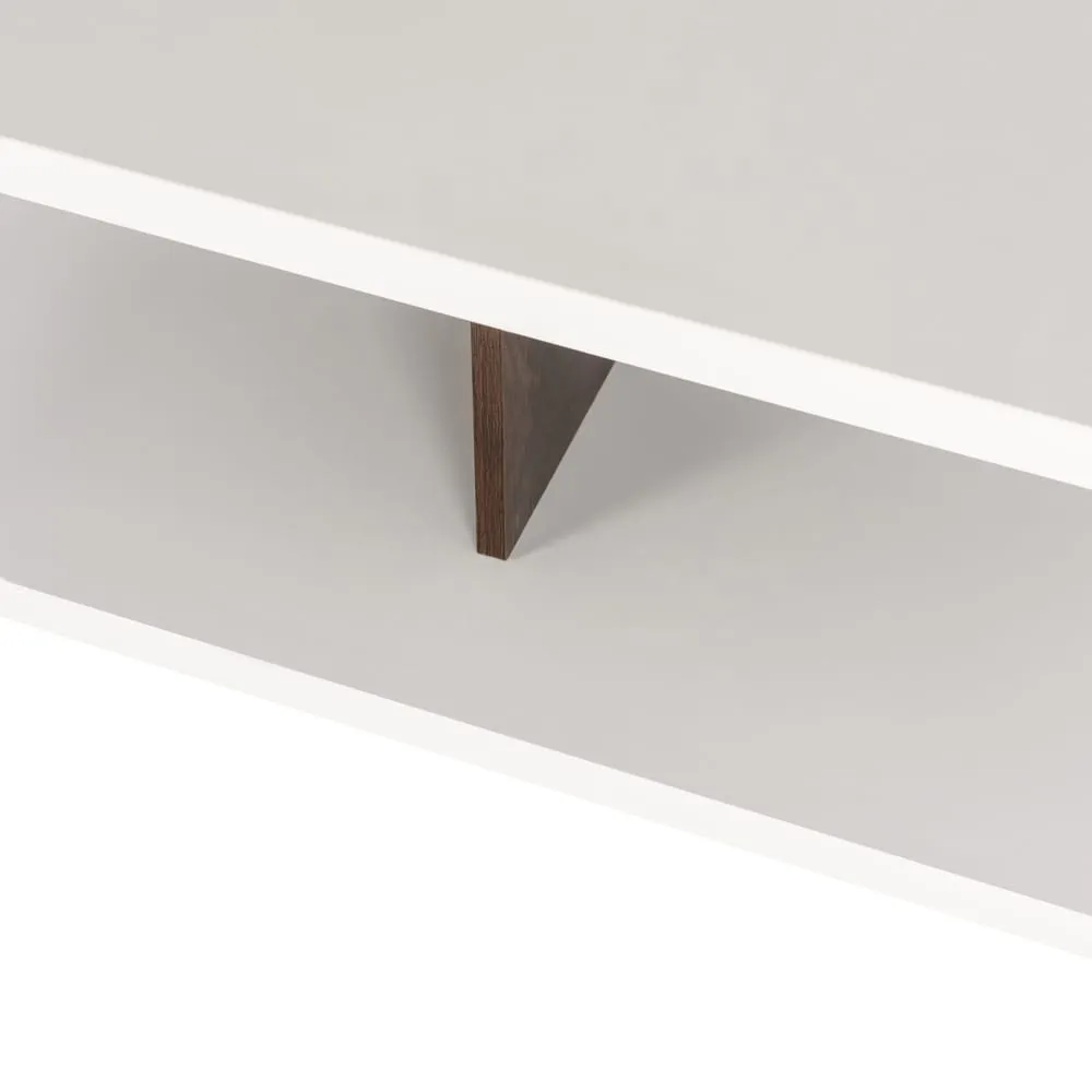 Yollo Engineered Wood  Centre Table in White